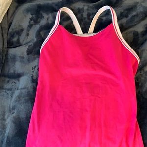 Hot pink lulu tank